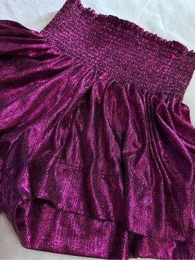 QUEEN OF SPARKLES barbie pink swing shorts XS Like New